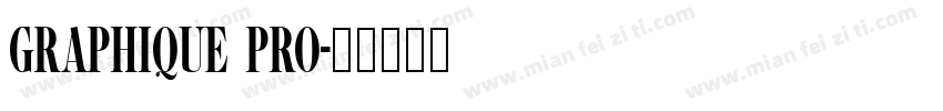 Graphique Pro字体转换